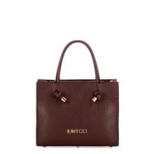Iuntoo Borsa a mano Piccola Nodo Armonia Bordeaux - 1