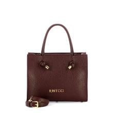Iuntoo Borsa a mano Piccola Nodo Armonia Bordeaux - 4
