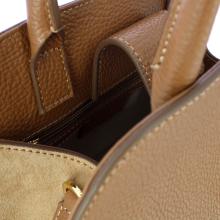 Iuntoo Borsa a mano Cluana piccola Salted Caramel/Cipria - 5