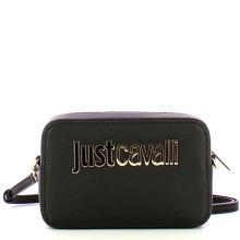 Just Cavalli Camera Bag Metal Lettering Black - 1