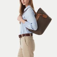 Michael Kors Jet Set Travel tote bag medium Brn/Acorn - 30S6GTVT2B 252 - 2