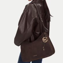 Michael Kors Nolita borsa a spalla medium Chocolate - 30F5GY5M2L 251 - 2