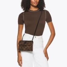 Kurt Geiger Tracollina Mini Kensington Bag Animalier Brown - 6