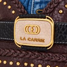 La Carrie Bagghy Bucket Dark Brown - 4