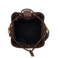 La Carrie Andromeda Bucket suede Dark Brown - 4