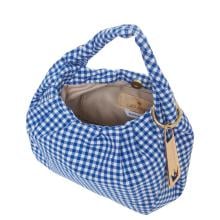 La Milanesa Borsa a mano Aralia Small Vichy Blu - 3