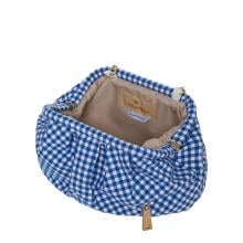 La Milanesa Pochette Petunia Vichy Blu - 3