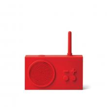 LEXO Tykho 3 Speaker Bluetooth® con radio Rosso - 1