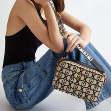 Liu Jo Camera Case M Jacquard Nero - 3