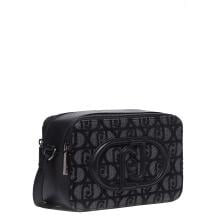 Liu Jo Camera Bag Logo Jacquard Nero - 3
