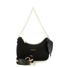 Liu Jo Hobo piccola Achala in tessuto Black - 4