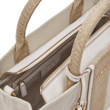 Liu Jo Borsa a mano Media Ridhi Jacquard Neutro Cream - 6