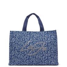 Liu Jo Shopping Bag Large in denim Animalier - 1