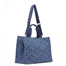 Liu Jo Shopping Bag Large in denim Animalier - 3