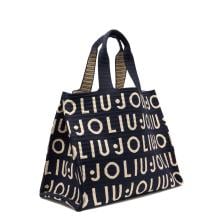 Liu Jo Shopping Bag Large in maglia Blue Sky - 2