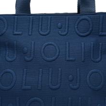Liu Jo Shopping Bag Large in maglia Blue Sky - 5