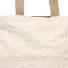 Liu Jo Shopping Bag Large in maglia White Cream - 4