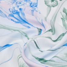 Liu Jo Foulard Piccolo a fiori Bright Blue Wawe - 4