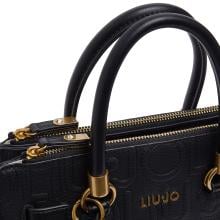 Liu Jo Borsa a mano Manhattan Embossed Piccola Black - 5
