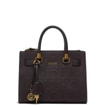 Liu Jo Borsa a mano Manhattan Embossed Piccola Deep Brown - 1