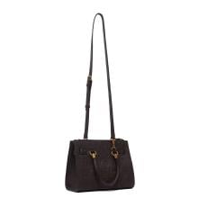 Liu Jo Borsa a mano Manhattan Embossed Piccola Deep Brown - 3