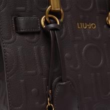 Liu Jo Borsa a mano Manhattan Embossed Piccola Deep Brown - 4