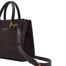 Liu Jo Borsa a mano Manhattan Embossed Piccola Deep Brown - 5