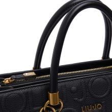 Liu Jo Borsa a mano Manhattan Embossed Media Black - 5