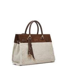 Liu Jo Borsa a mano Manhattan Bouclè Media Cream - 2
