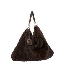 Liu Jo Foulard bag in pelliccia Deep Brown - AF6194E1168 91419 - 3