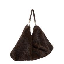 Liu Jo Foulard bag in pelliccia Deep Brown - AF6194E1168 91419 - 4