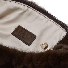 Liu Jo Foulard bag in pelliccia Deep Brown - AF6194E1168 91419 - 7