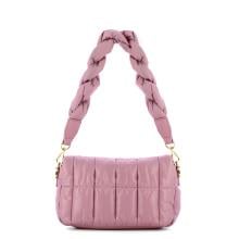 Love Moschino Borsa a spalla Thin Air in nylon trapuntato Lilla - 3