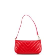 Love Moschino Sottospalla Quilted Obliquo Rosso - 3