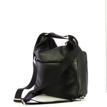 Mandarina Duck Hobo Bag MD20 in pelle trasformabile Nero - 4