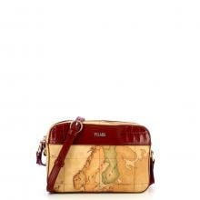 Alviero Martini 1a Classe Tracollina Geo Chic Rosso Borgogna - 1