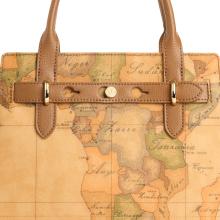 Alviero Martini 1a Classe Borsa a mano Escape Geo Tabacco - 3