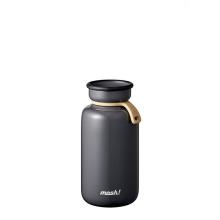 MOSH Stainless Botle Latte 450 ml Charcoal Gray - 1