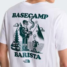 The North Face T-Shirt Basecamp Barista TNF White/Pacific Teal - 6