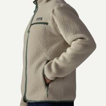 Patagonia Retro Pile Jacket uomo Pelican W/Canopy Green - 5