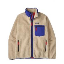 Patagonia Classic Retro-X Jacket Dark Natural/Cobalt Blue - 1