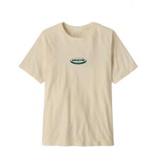 Patagonia Oval Logo T-Shirt uomo Undyed Natural - 1