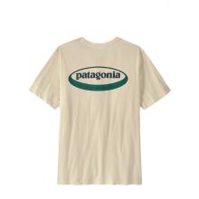 Patagonia Oval Logo T-Shirt uomo Undyed Natural - 2