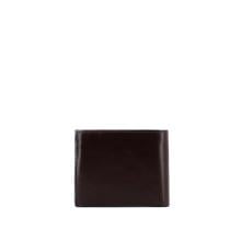 Men wallet with coin pouch Blue Square