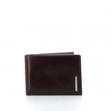 Wallet with coin pouch Blue Square-MOGANO-UN