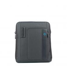 Organised pocket cross-body bag P16-CHEV/BLU-UN