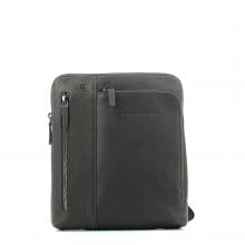 Leather Organised crossbody Black Square-TESTA//MORO-UN