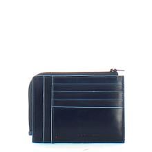 Piquadro Bustina Portamonete Blue Square - 2