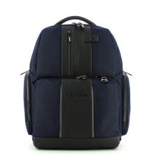Piquadro Zaino Fast-Check Porta PC Brief 2 15.6  in tessuto riciclato con Luce LED - 1