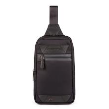 Piquadro Monospalla uomo in tessuto con porta iPad®mini Trakai - 1